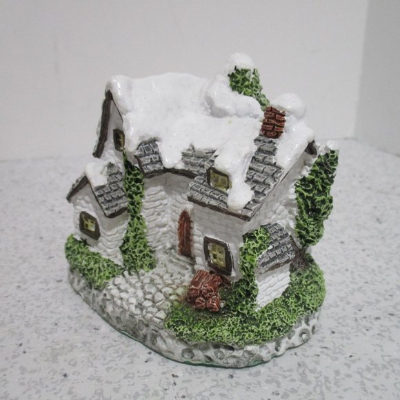*Charming! Hampshire Manor Miniature - Museum Collection 1987 - White and Green - Picture 5 of 7
